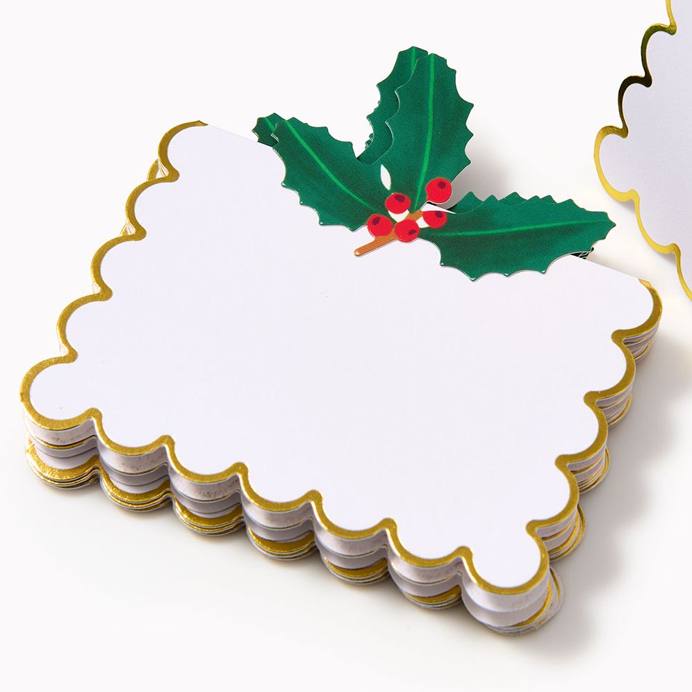 Alternative view of Winter Botanical Place Cards S/8