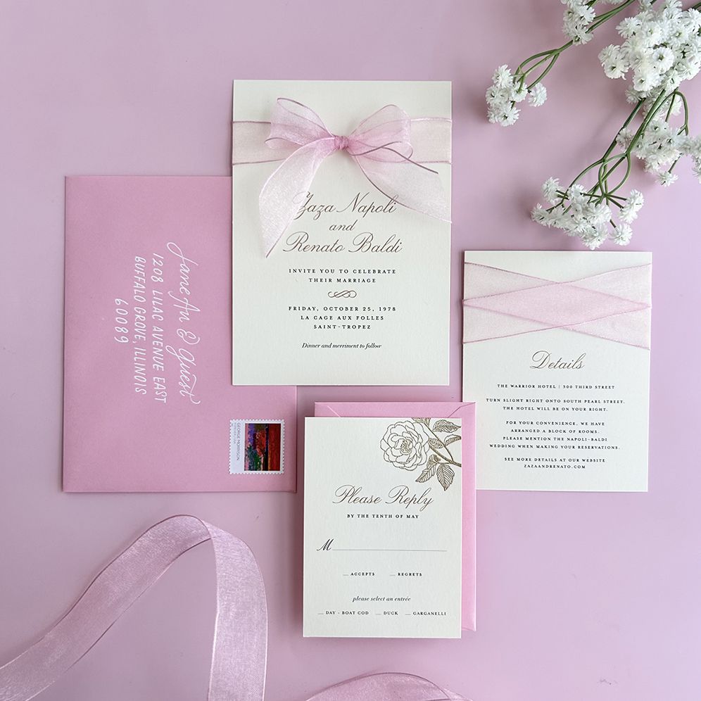 Alternative view of Natural Love Wedding Invitation