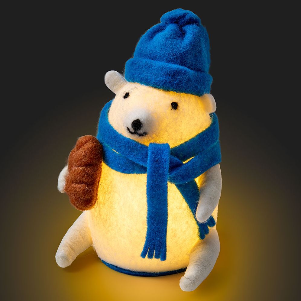 Alternative view of Hanukkah Bear Light
