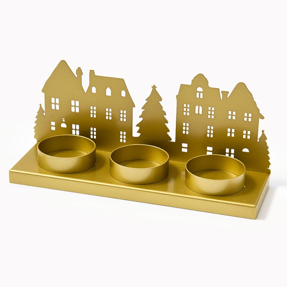 Alternative view of Holiday Village Candle Holder