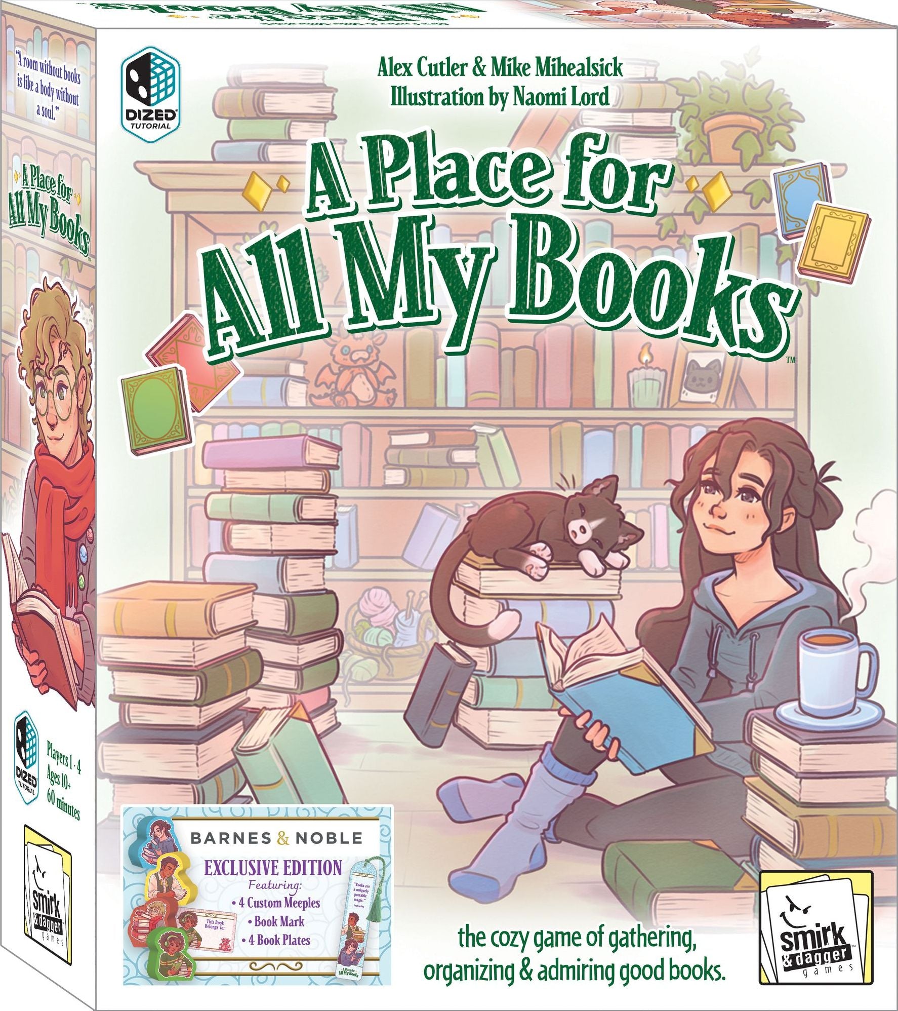 Alternative view of A Place For All My Books by Alex Cutler and Michael Mihealsick (B&N Exclusive) (Our 2025 Game of the Year)