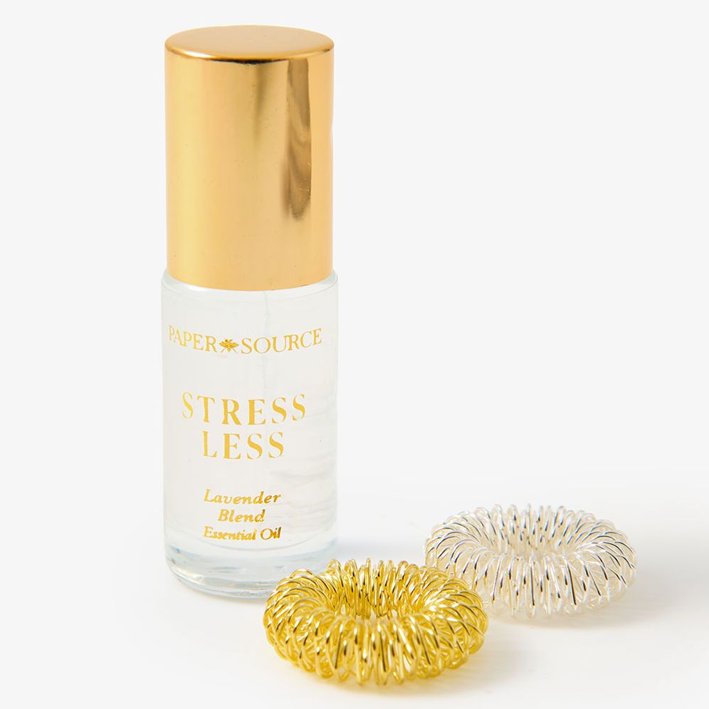 Alternative view of Stress Release Kit: stress ring and essential oil