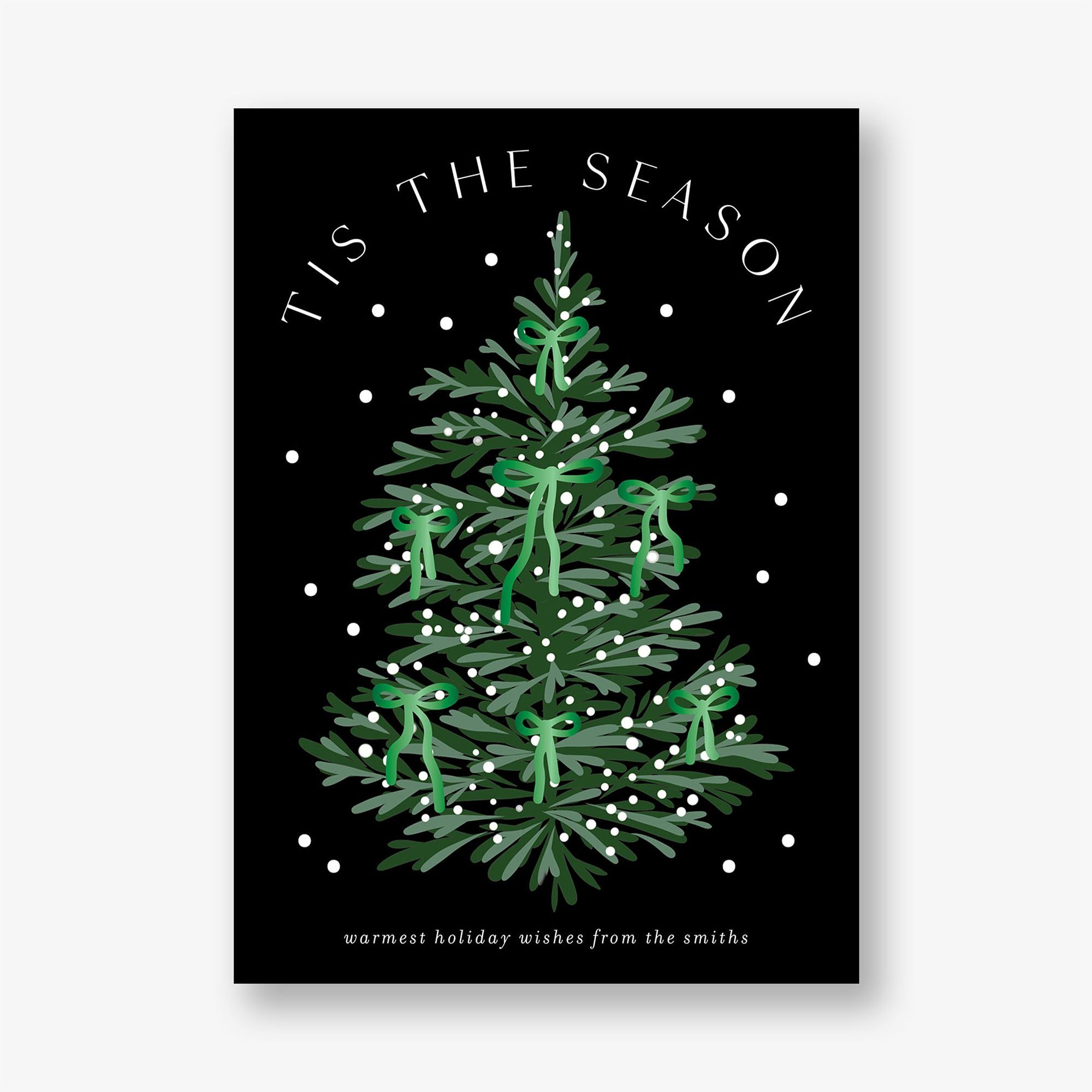 Twinkling Trees Foil Holiday Card - Image 3