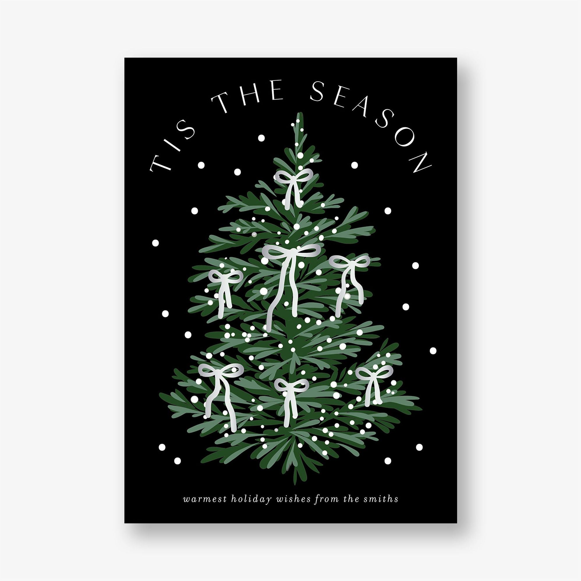 Twinkling Trees Foil Holiday Card - Image 4