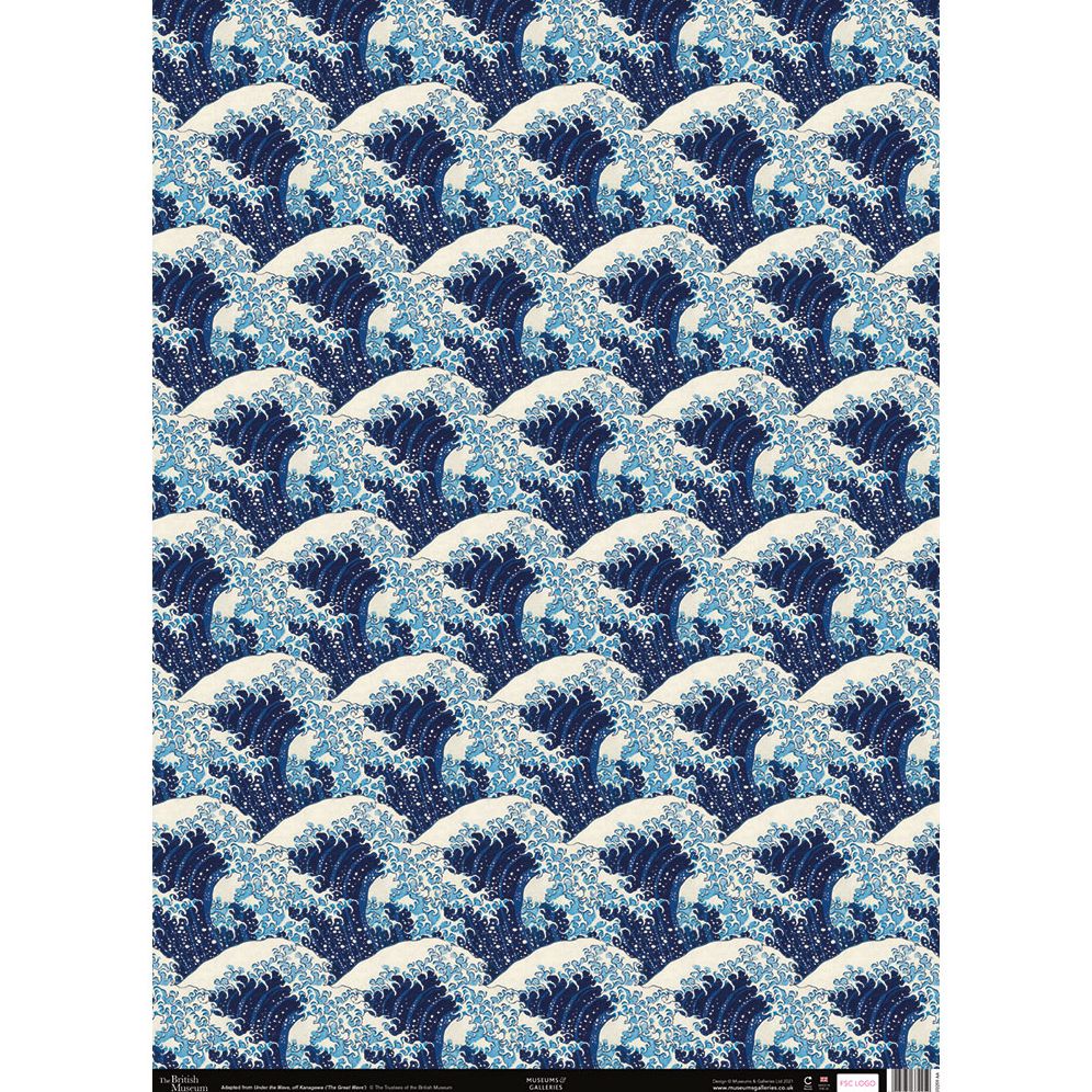 Alternative view of Great Wave Flat Sheet Wrap