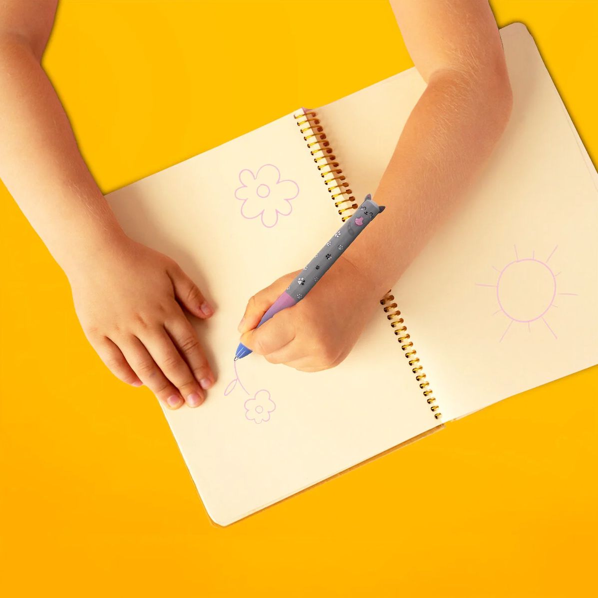 Alternative view of Legami Two-Color Ballpoint Pen - Click&Clack - Kitty