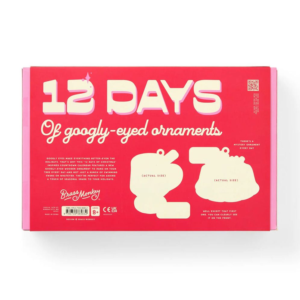 Googly & Bright Holiday Ornament Countdown Calendar - Image 4