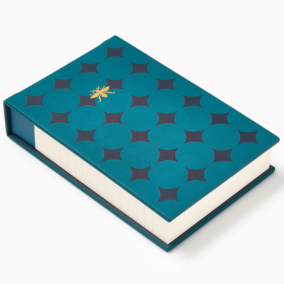 Alternative view of Teal Diamond Paper Wasp Chunky Notepad
