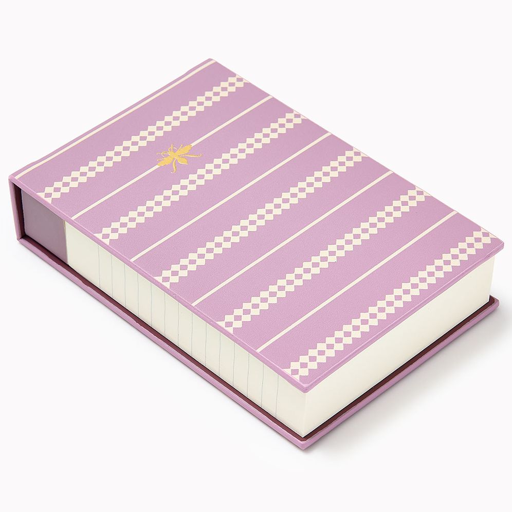 Alternative view of Wisteria Dots Paper Wasp Chunky Notepad