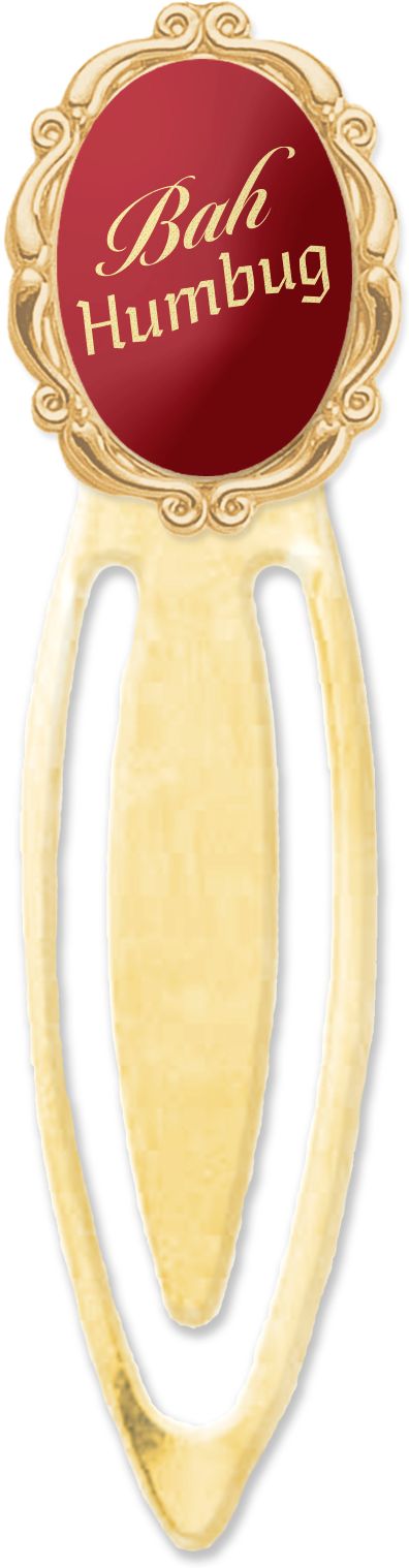 Alternative view of Bah Humbug Metal Clip Bookmark