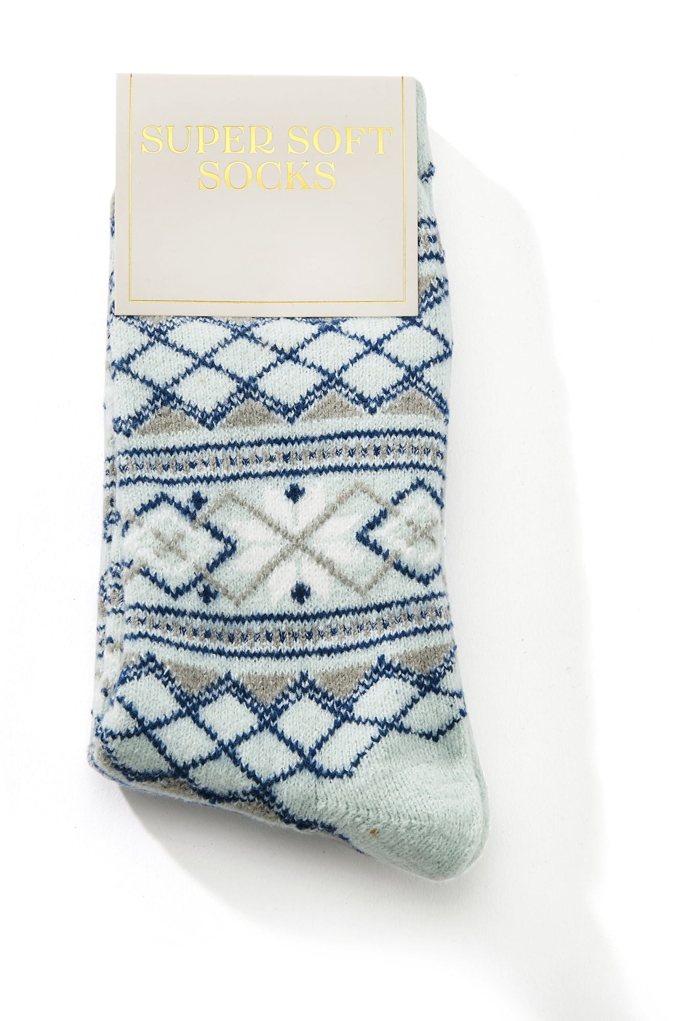 Alternative view of Super Soft Sock -Ice Gray