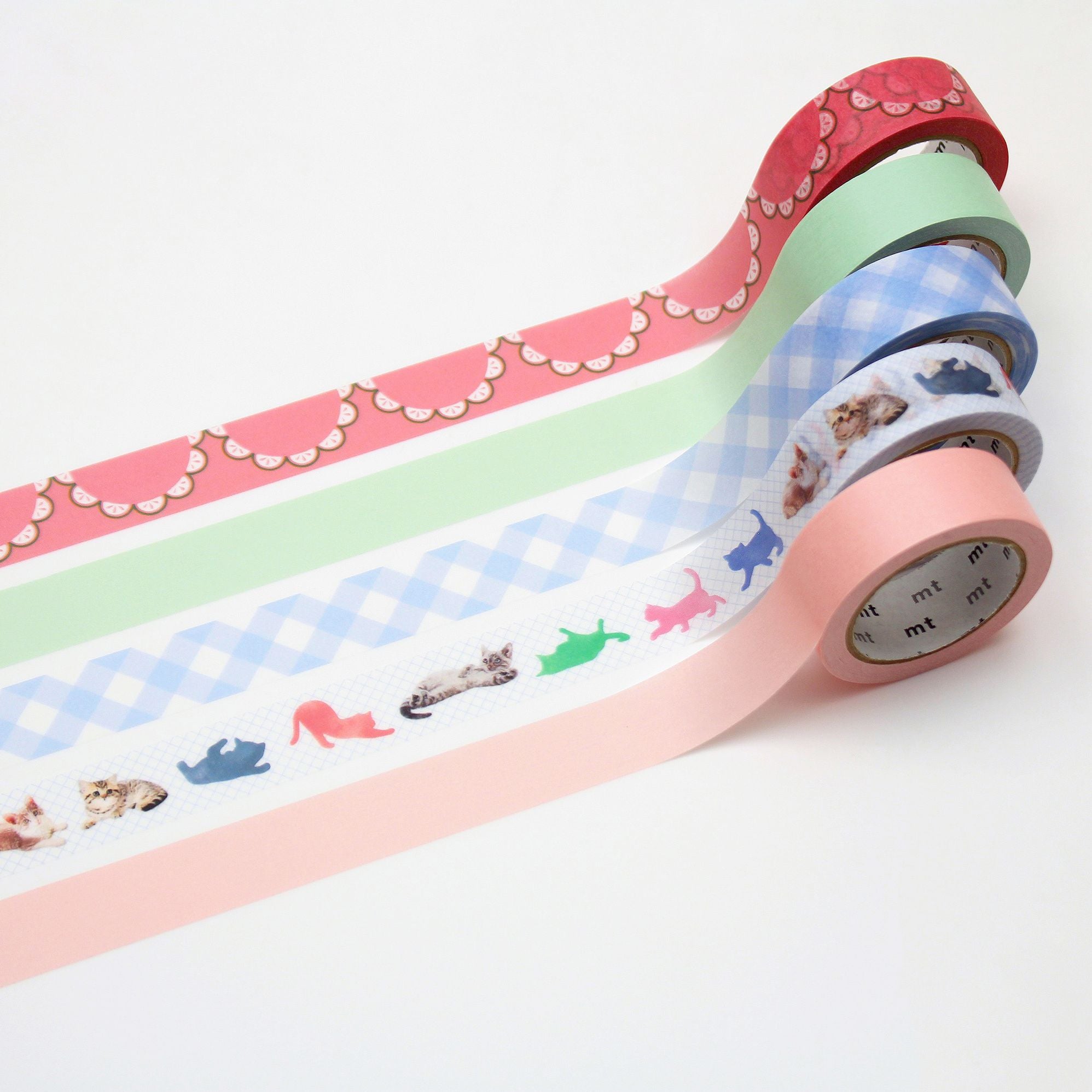 MT Washi Tape Giftbox - Pastel Cats - Image 3