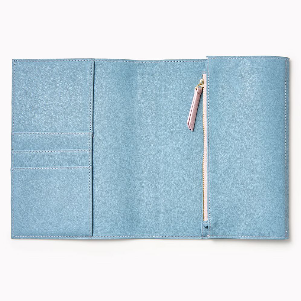 Alternative view of Paper Source A5 Journal Cover Clutch - Slate Blue