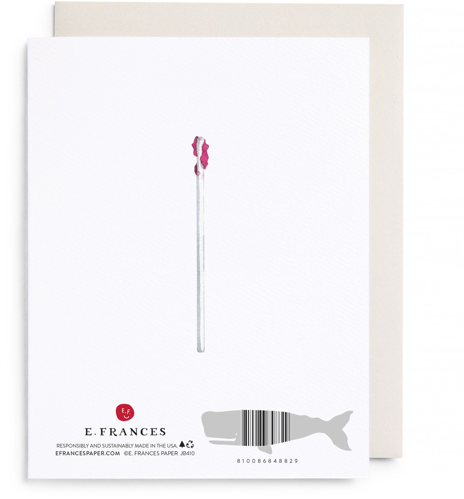 Alternative view of Heart Lollipops Valentine's Day Greeting Card