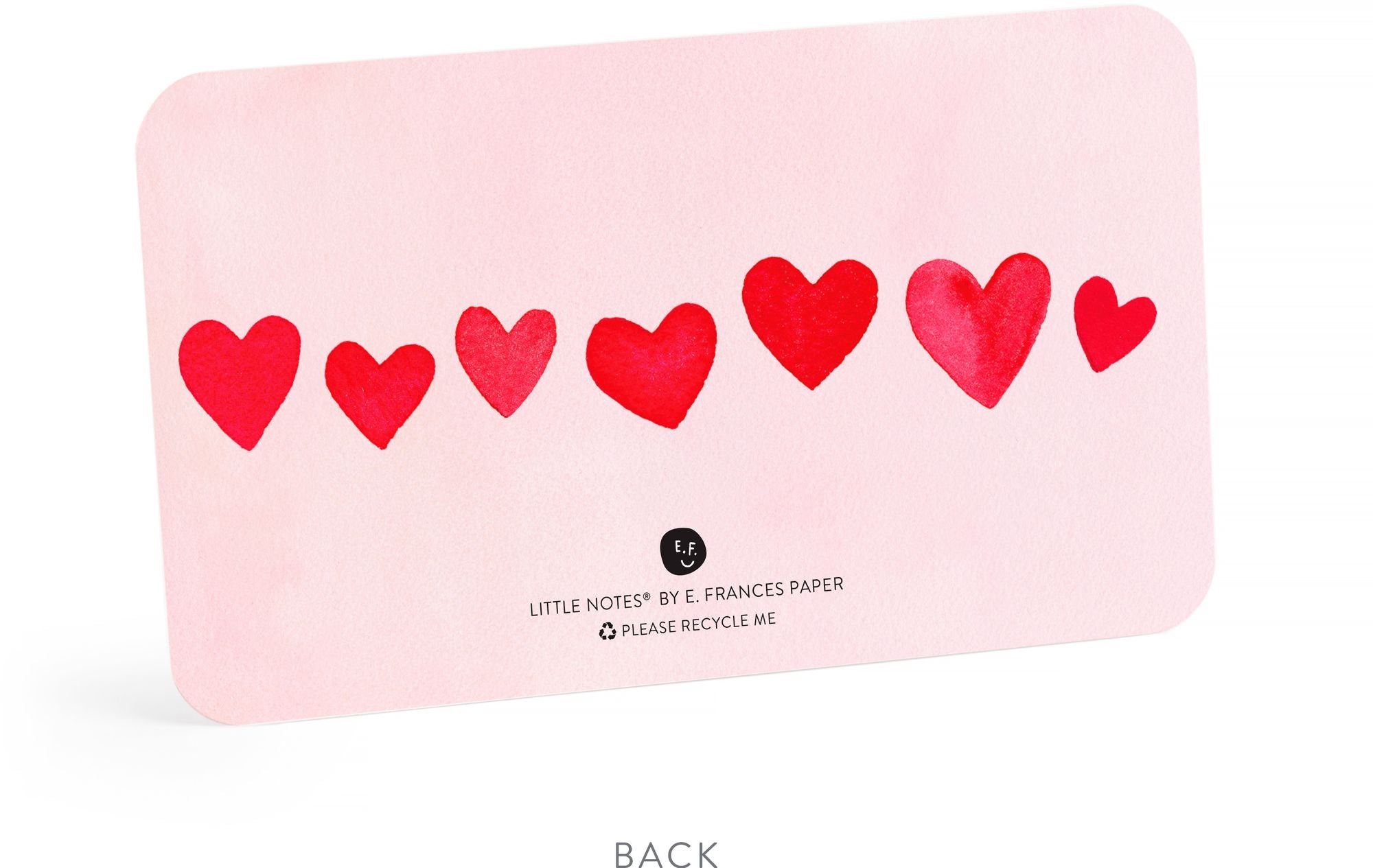 Alternative view of Mini Hearts Blush Little Notes® By E. Frances Paper