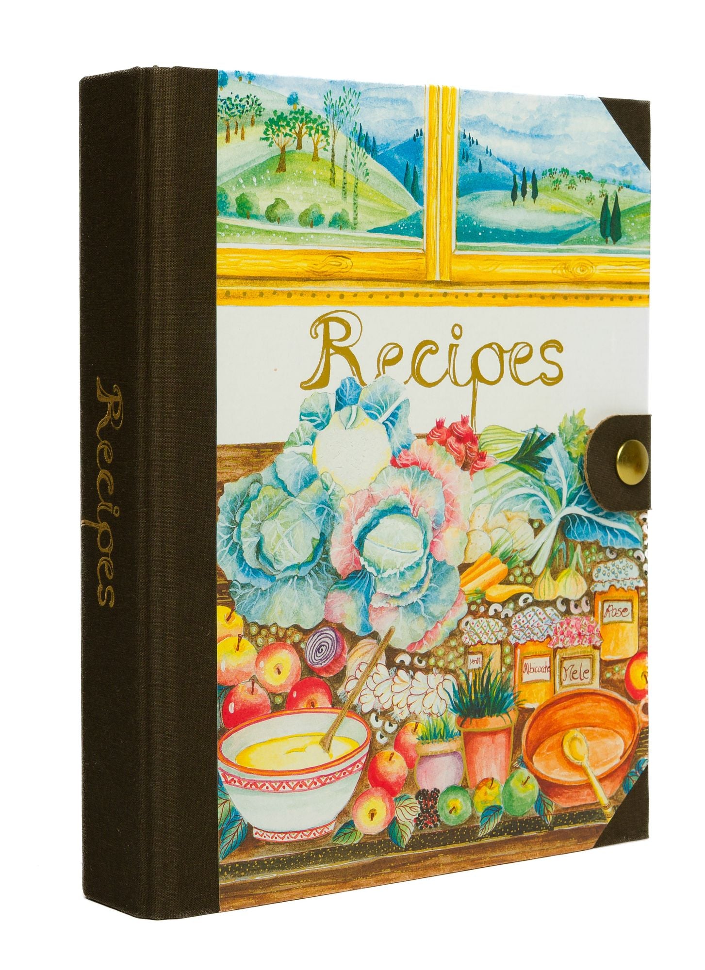 Alternative view of Vintage Italian Countryside Recipe Journal