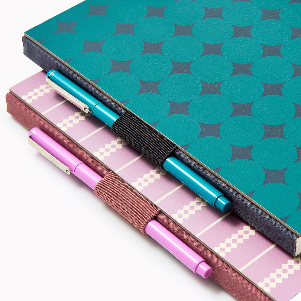 Teal Diamond Paper Wasp LG Lined Journal - Image 4