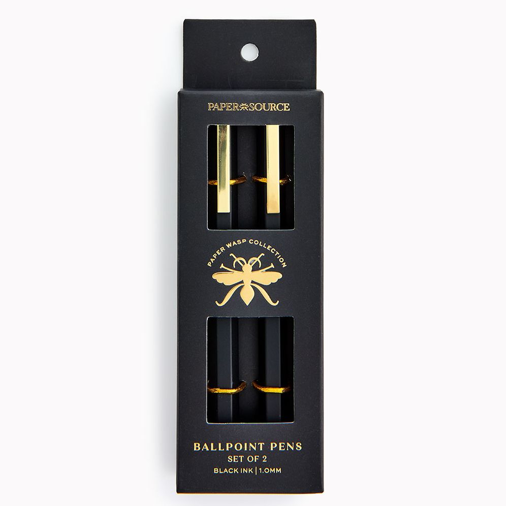 Alternative view of Paper Wasp Black Soft Touch Ballpoint S/2 - Limited Edition