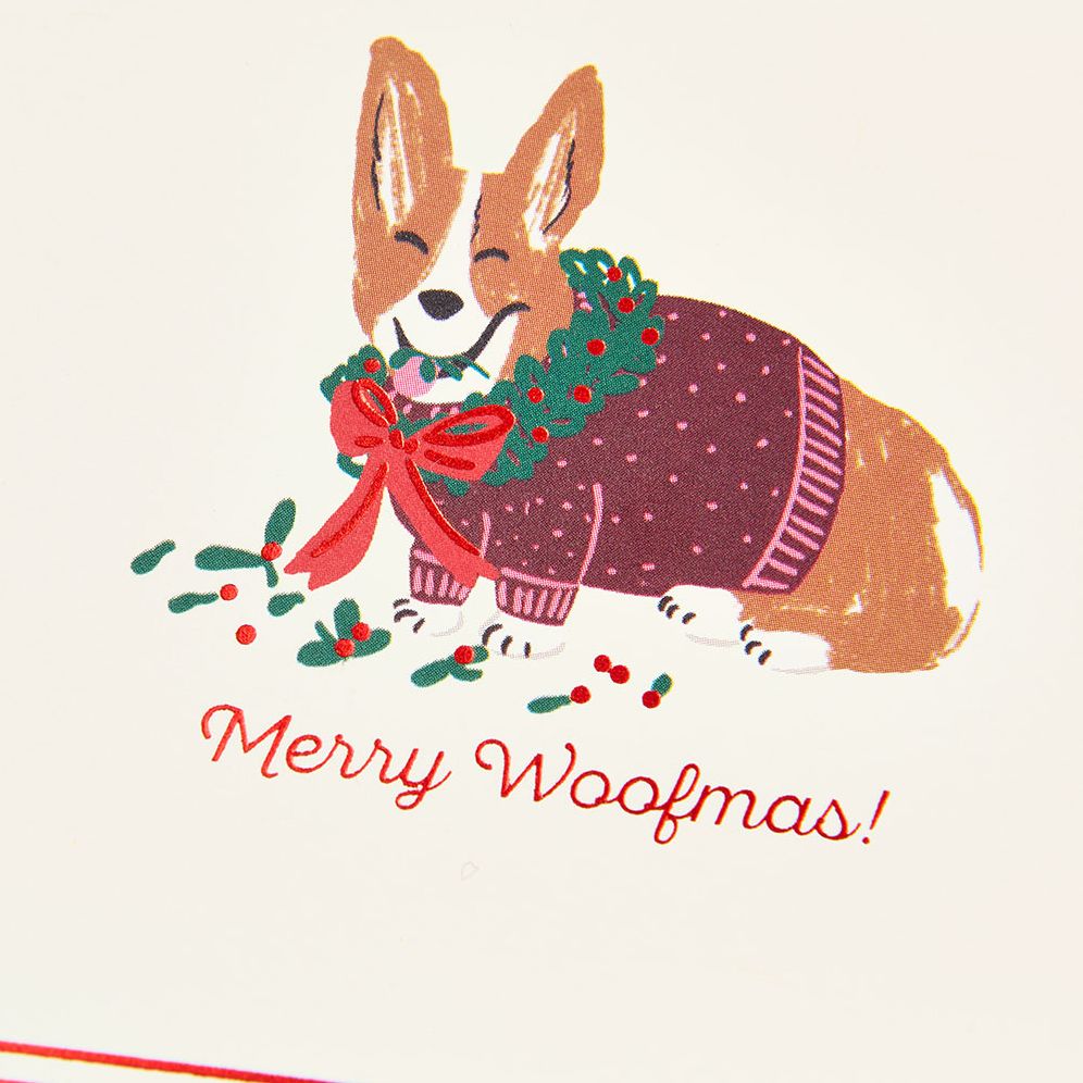 Alternative view of Christmas Festive Corgi Stationery Set