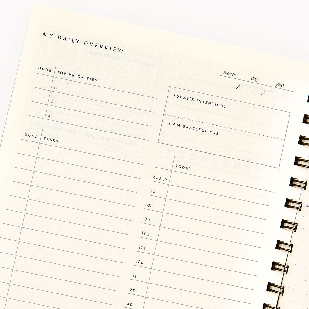 Sand Grid Paper Wasp Daily Planner - Image 3