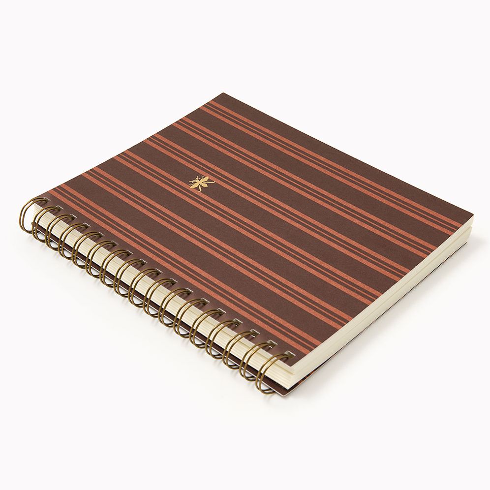 Choc Stripe Paper Wasp Daily Planner - Image 3