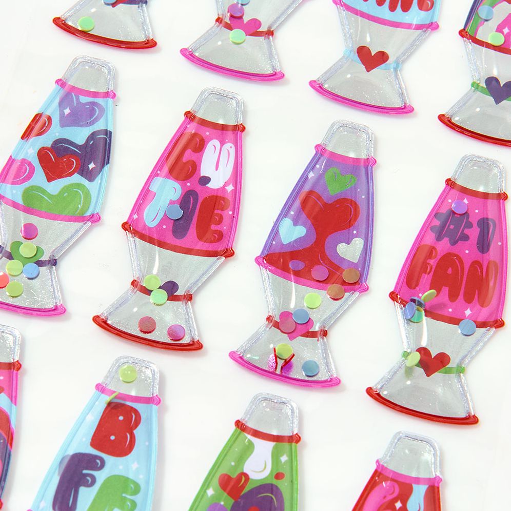 Alternative view of Shaker Lava Lamps Sticker Sheet