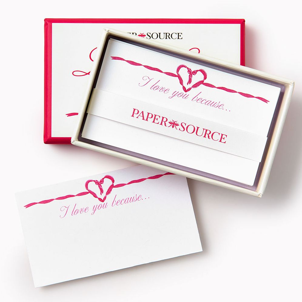 Alternative view of Valentines I Love You Because Mini Stationery Set