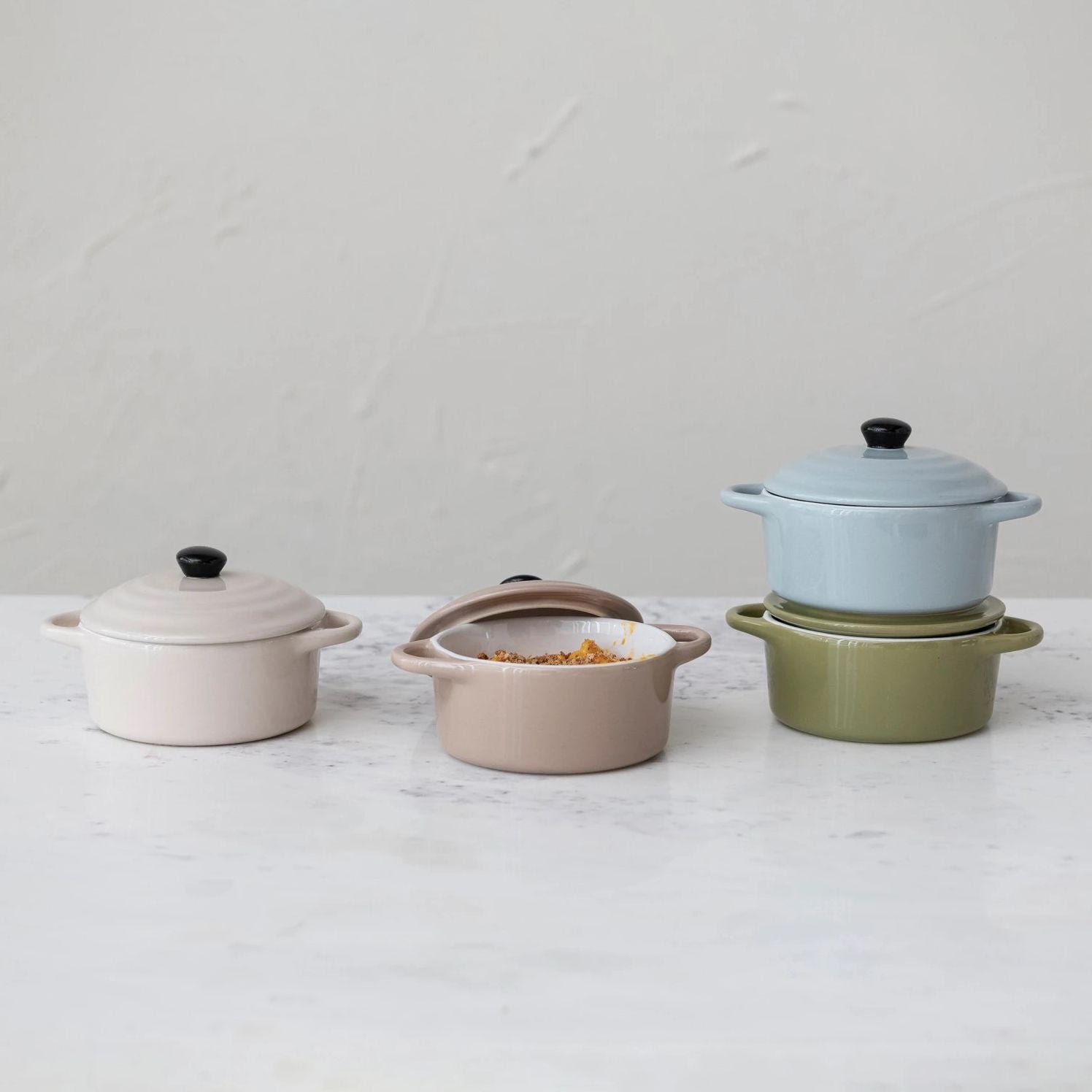 Alternative view of Stoneware Mini Baker Assorted 4 Colors