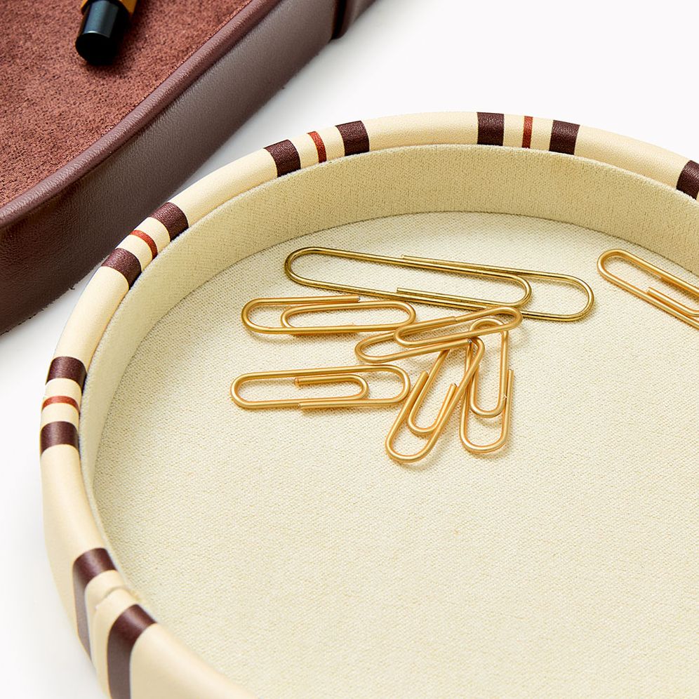 Choc Stripe Paper Wasp Stacked Organization Trays - Image 3