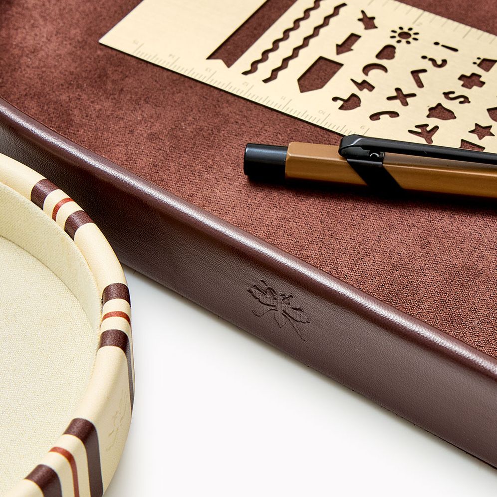 Choc Stripe Paper Wasp Stacked Organization Trays - Image 4