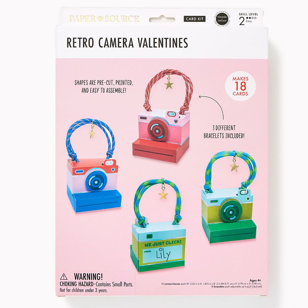 Alternative view of Camera Friendship Bracelet Valentine Card Kit