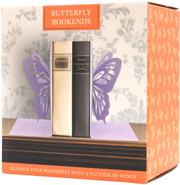 Metal Butterfly Bookends - Image 3