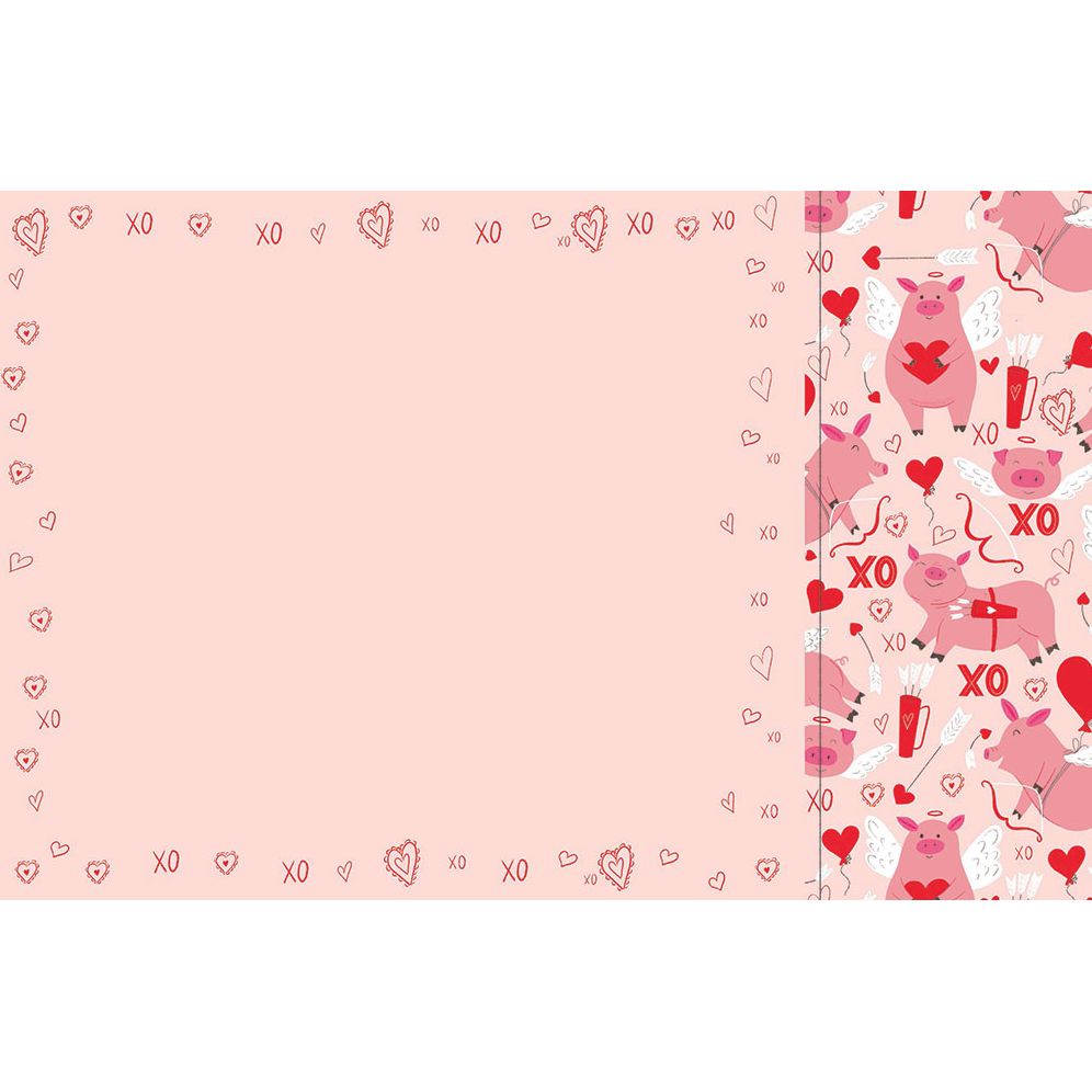 Alternative view of Hogs & Kisses Valentine's Day Card
