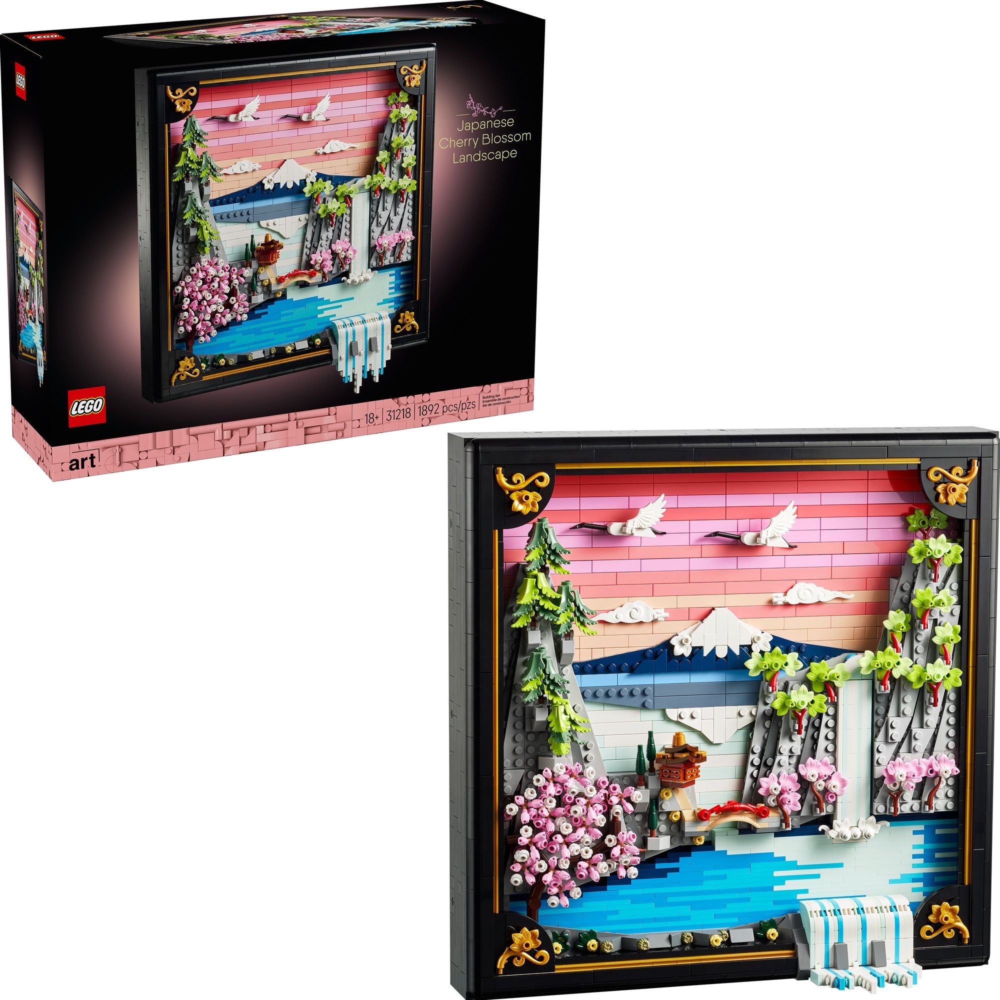 LEGO ART Japanese Cherry Blossom Landscape 31218