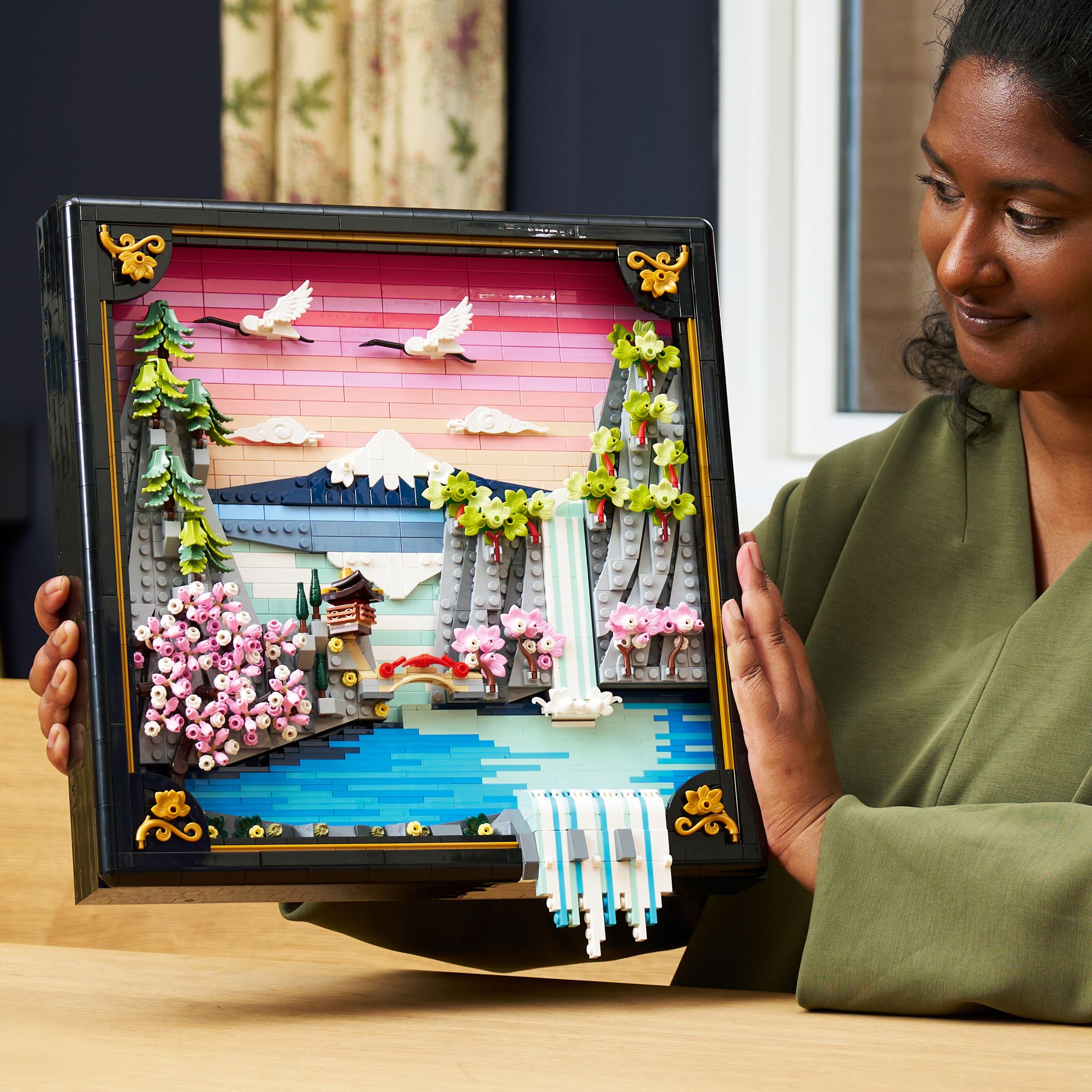 LEGO ART Japanese Cherry Blossom Landscape 31218 - Image 5