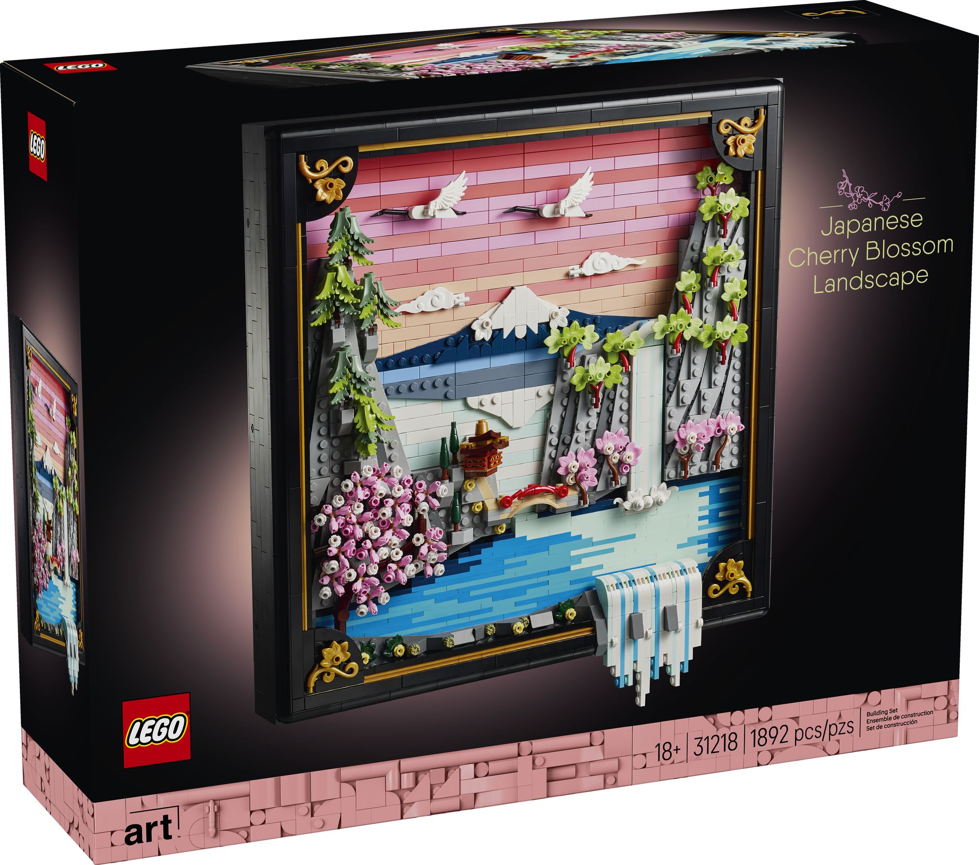 LEGO ART Japanese Cherry Blossom Landscape 31218 - Image 6