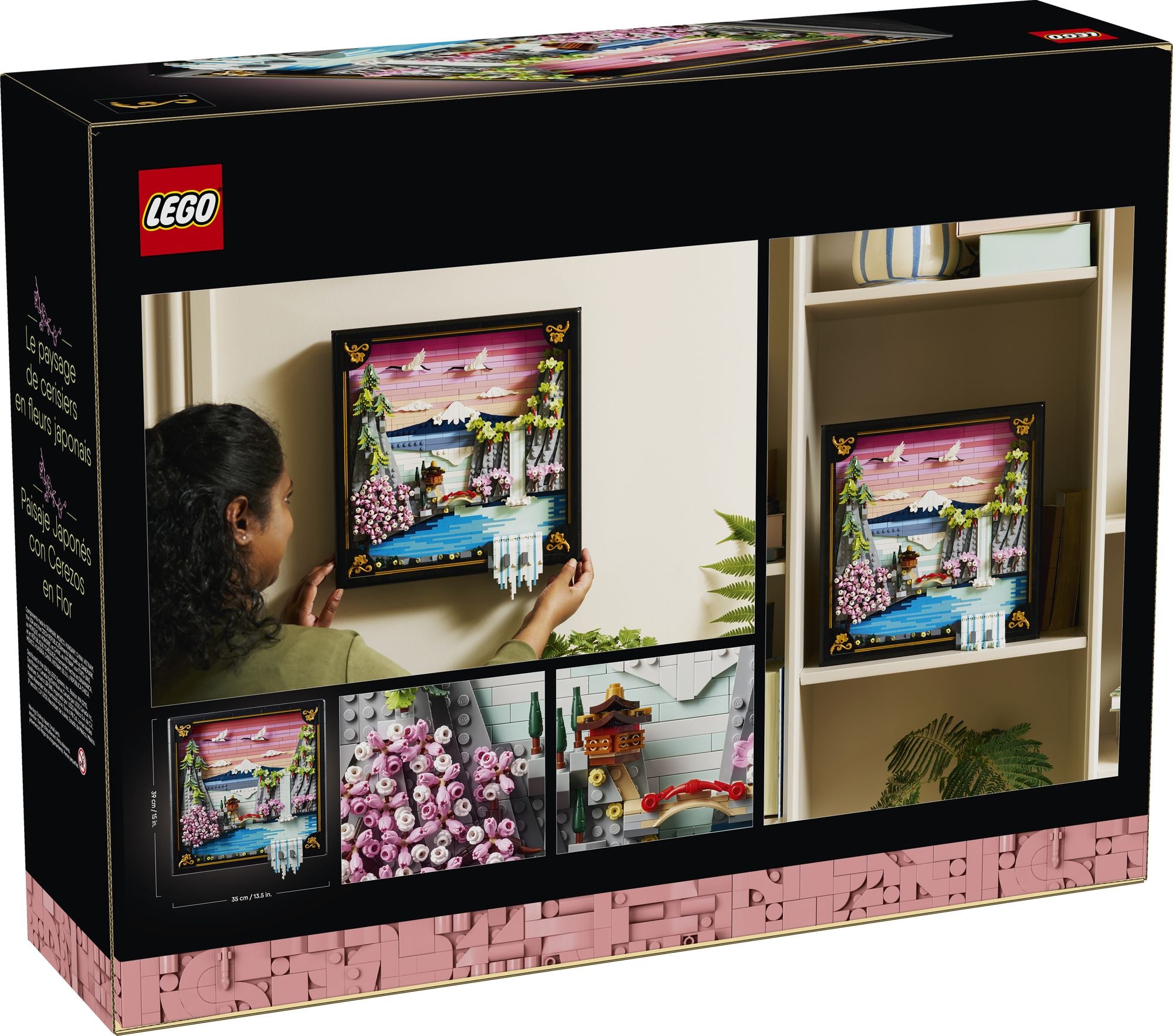 LEGO ART Japanese Cherry Blossom Landscape 31218 - Image 7