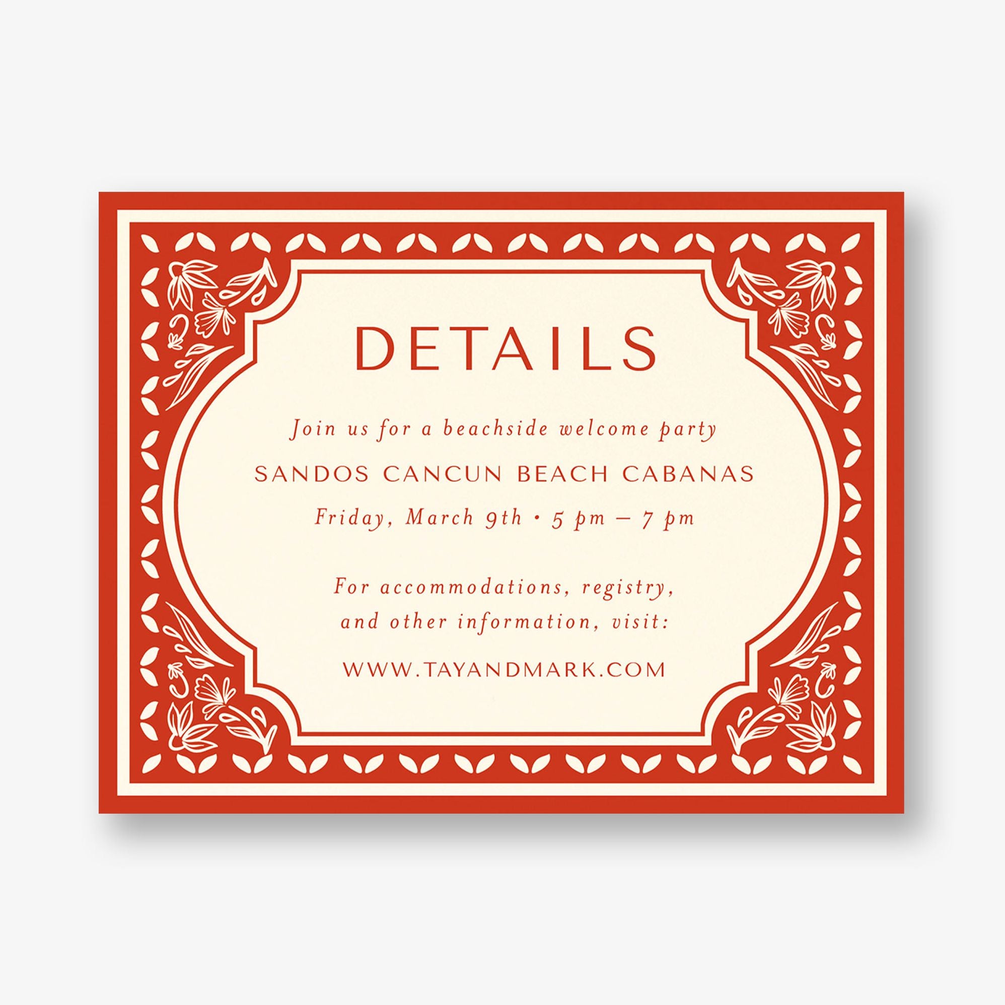 Folk Frame Information Card