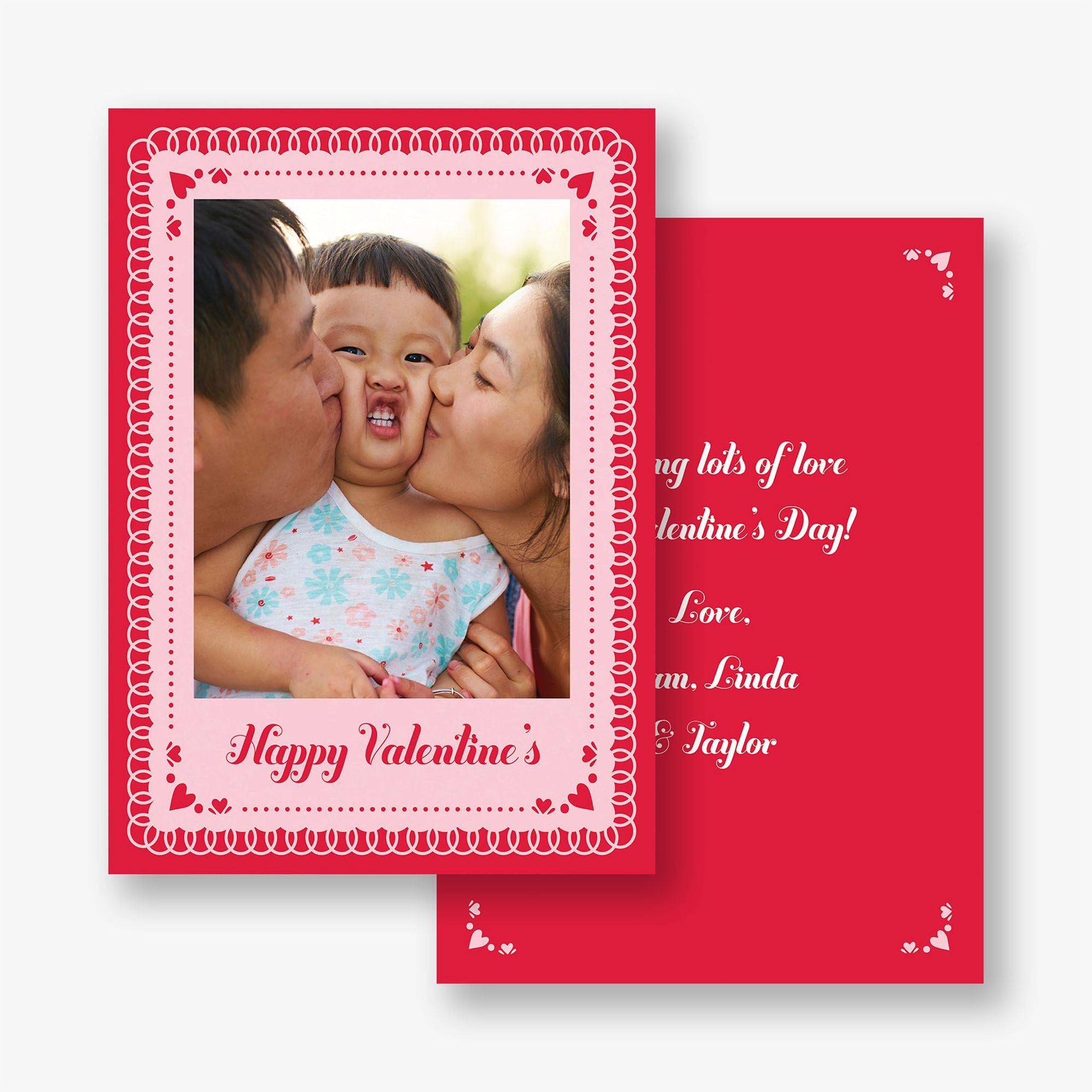 Alternative view of Doily Heart Frame Photo Card
