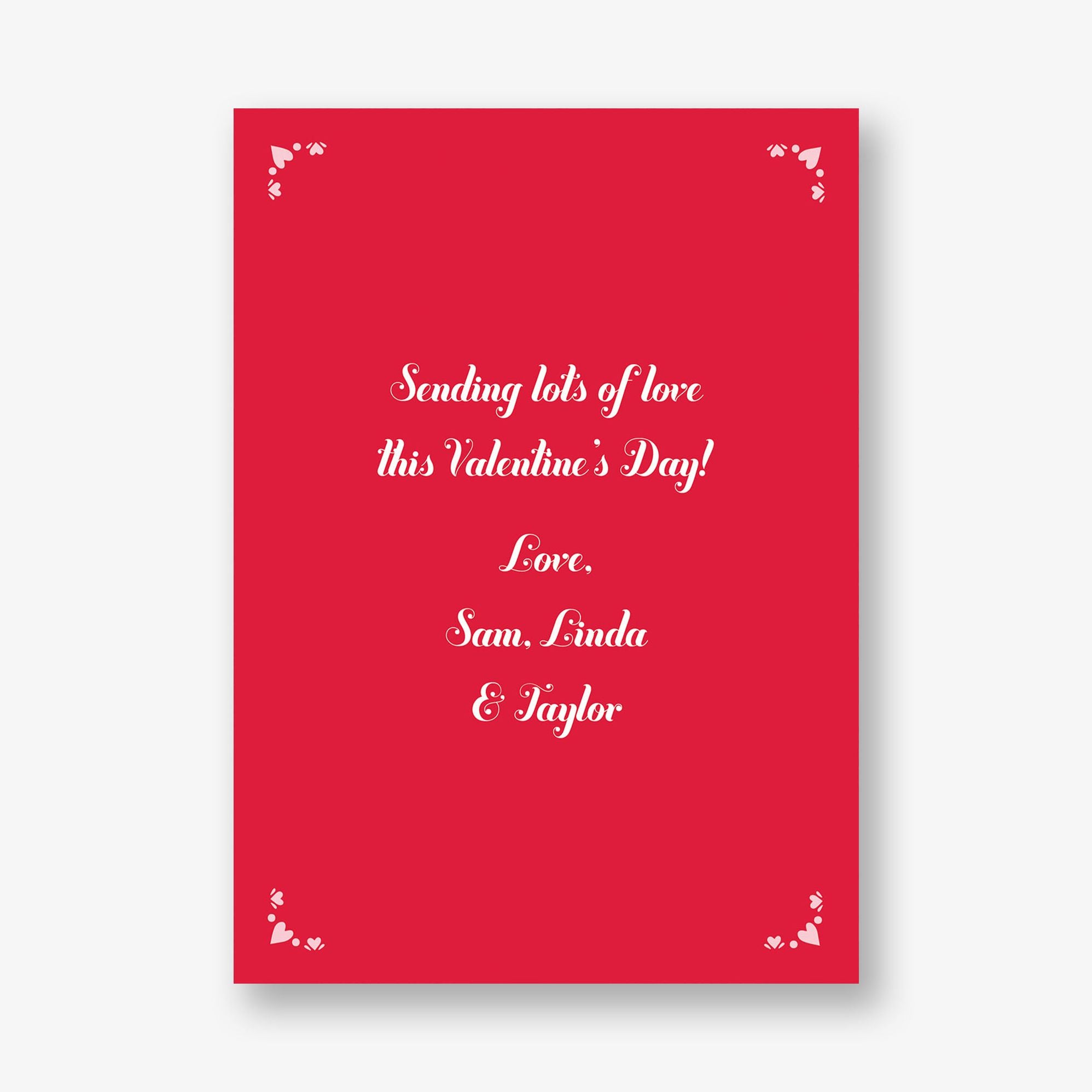 Doily Heart Frame Photo Card - Image 4