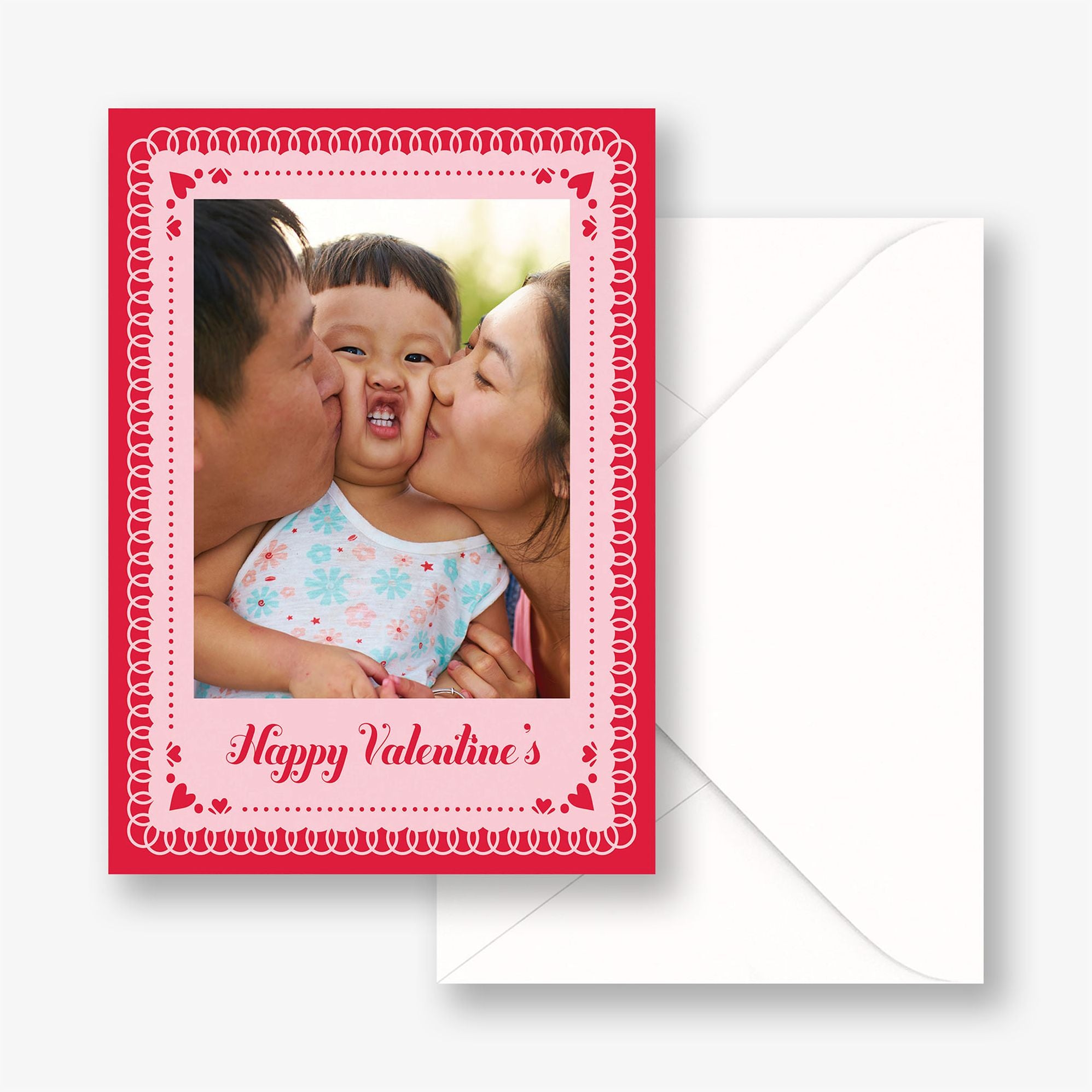 Doily Heart Frame Photo Card - Image 3