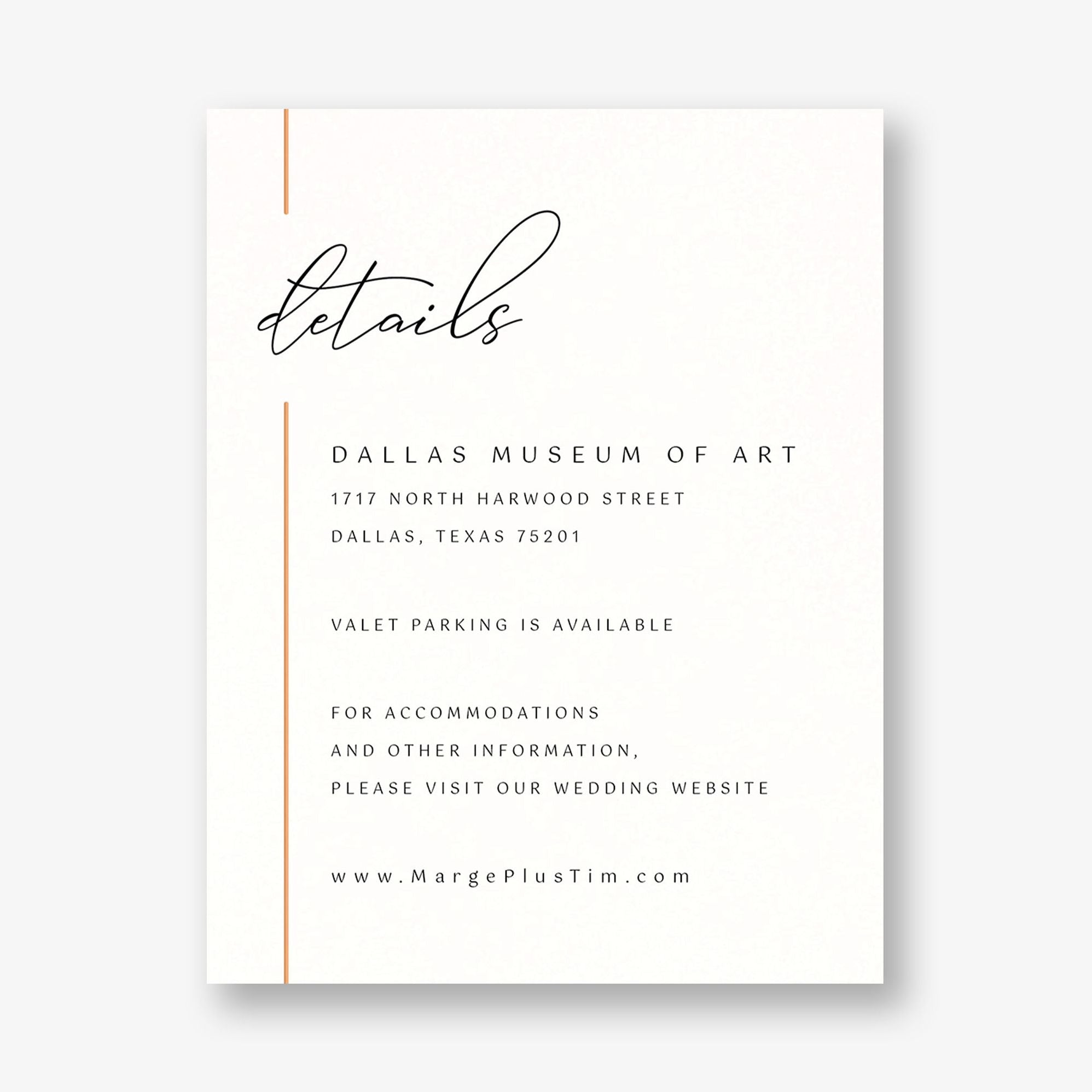 Contemporary Borderline Foil Details Card - Image 3