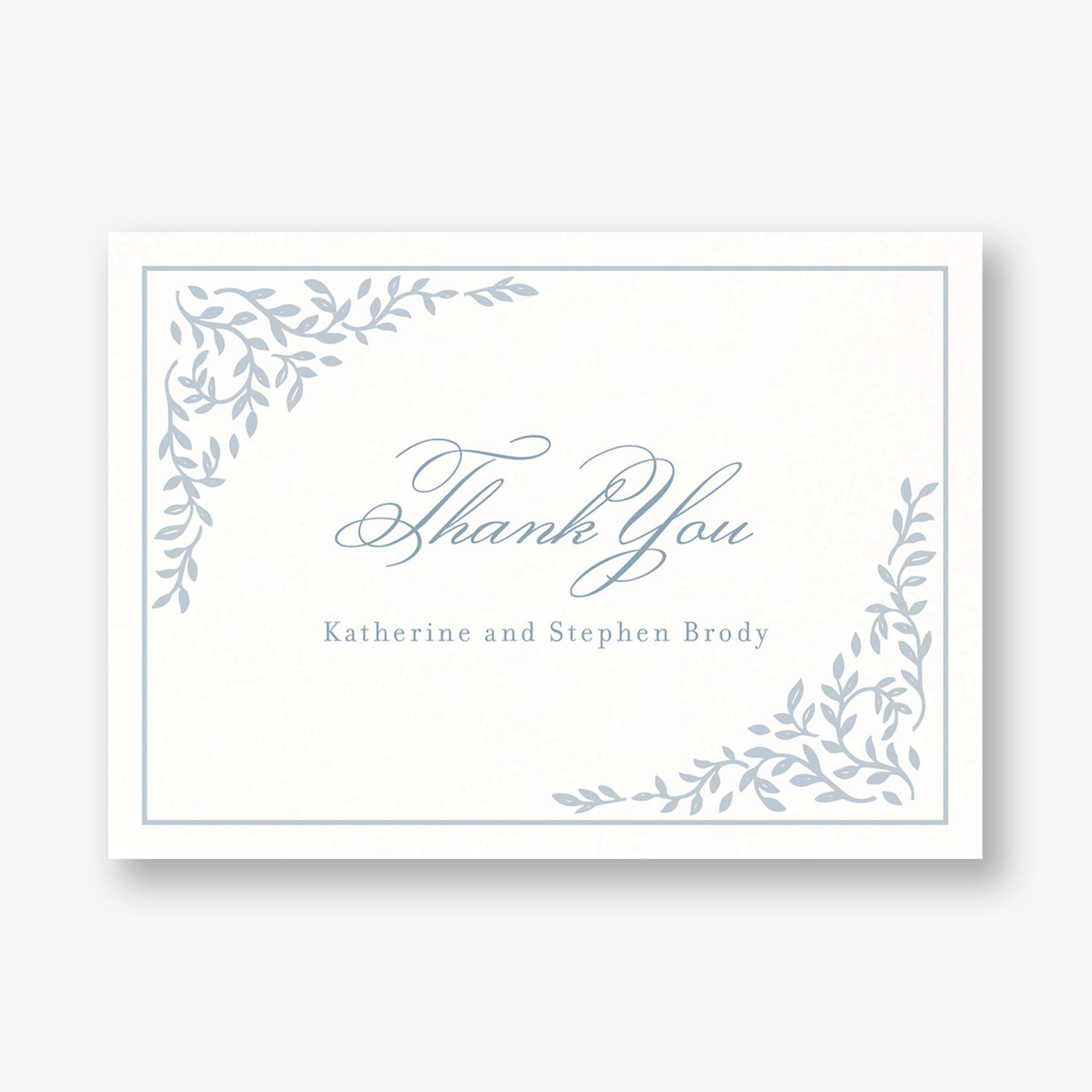 Alternative view of Trellis Vines Thank You Card
