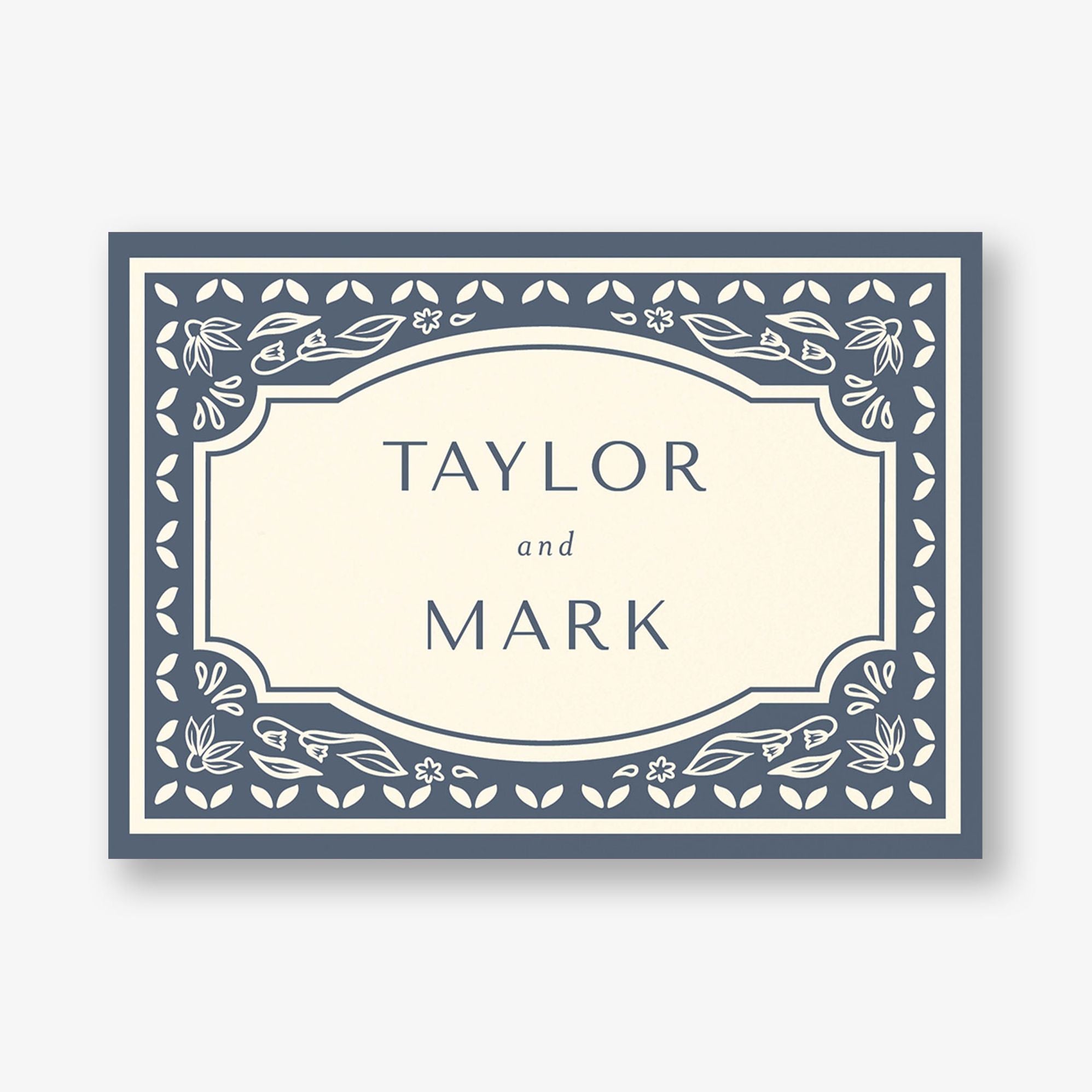 Folk Frame Stationery Card - Image 4