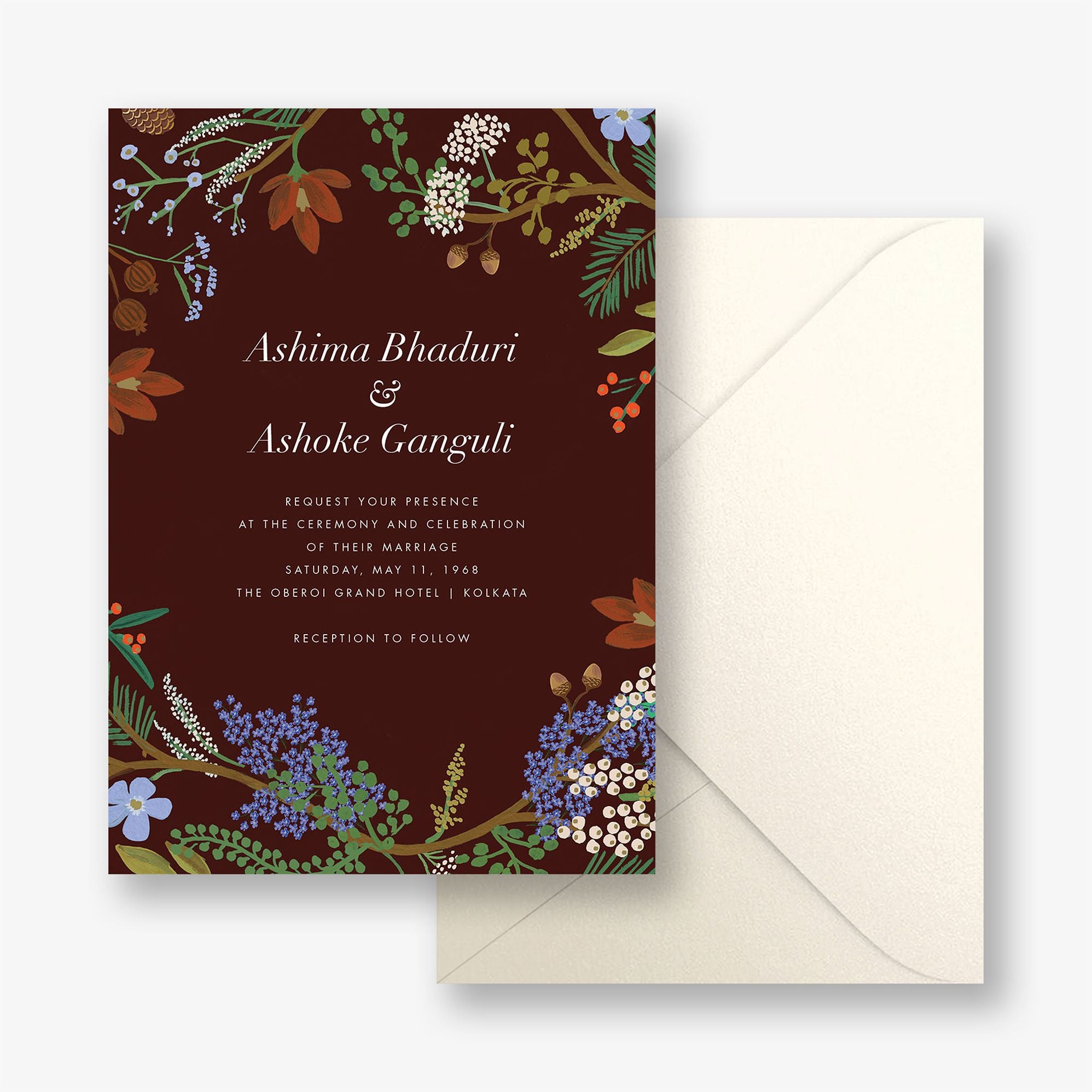 Alternative view of Juniper Forest Wedding Invitation