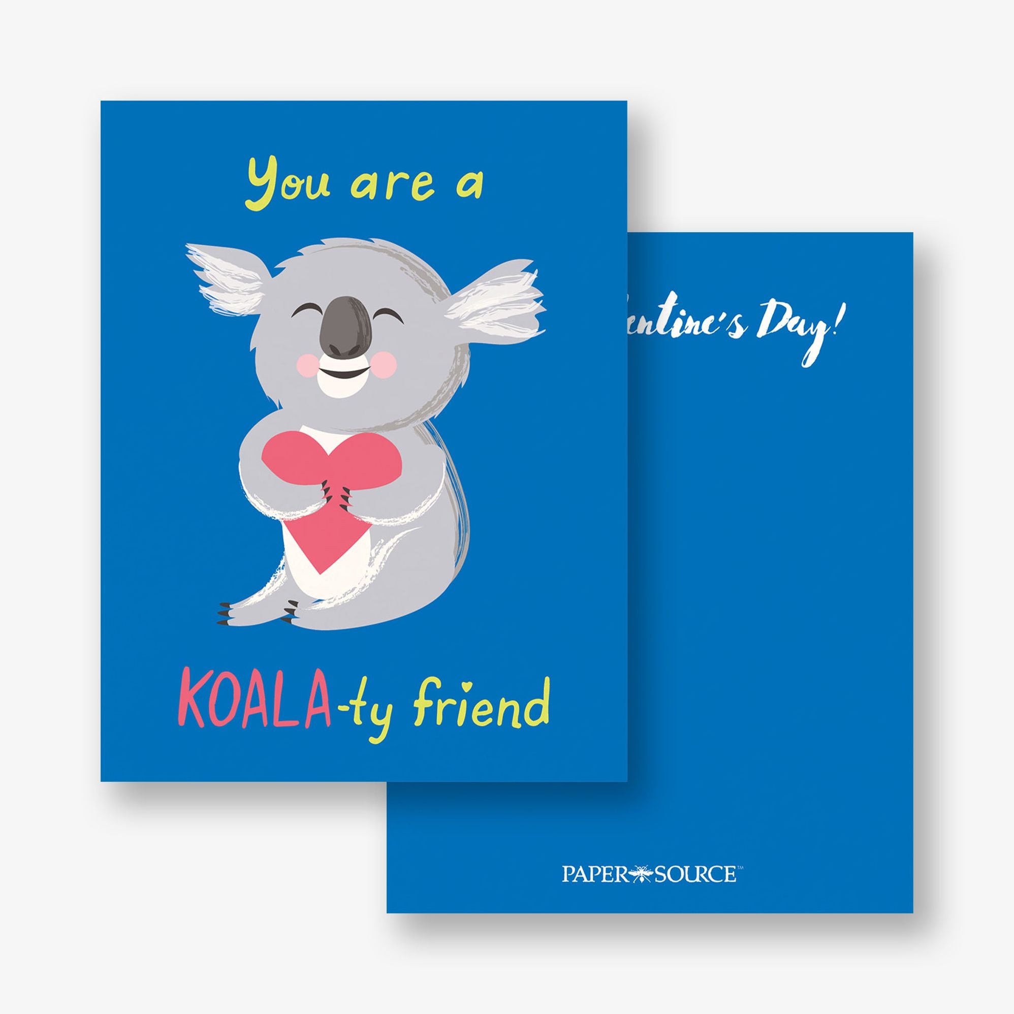 Alternative view of Koala-ty Friend Valentine Card
