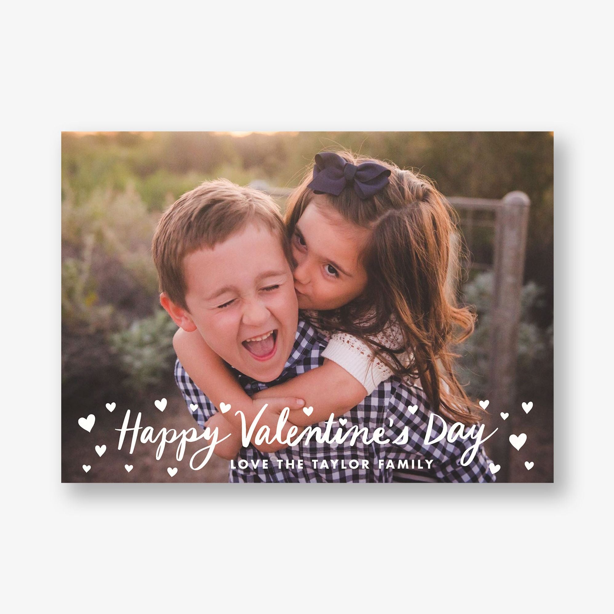 Valentine's Day Hearts Photo Card - Image 3