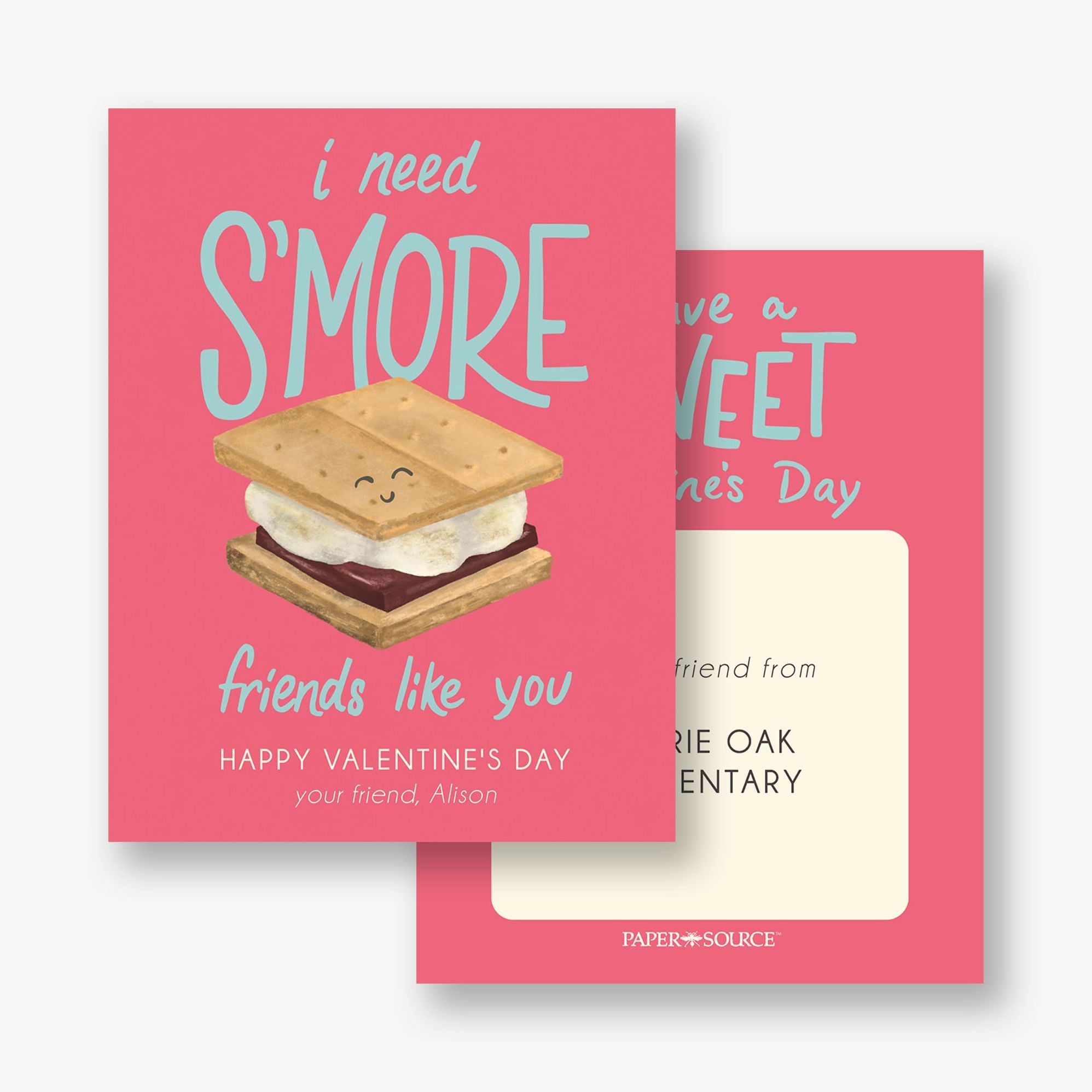 S'mores Custom Valentine Card - Image 3