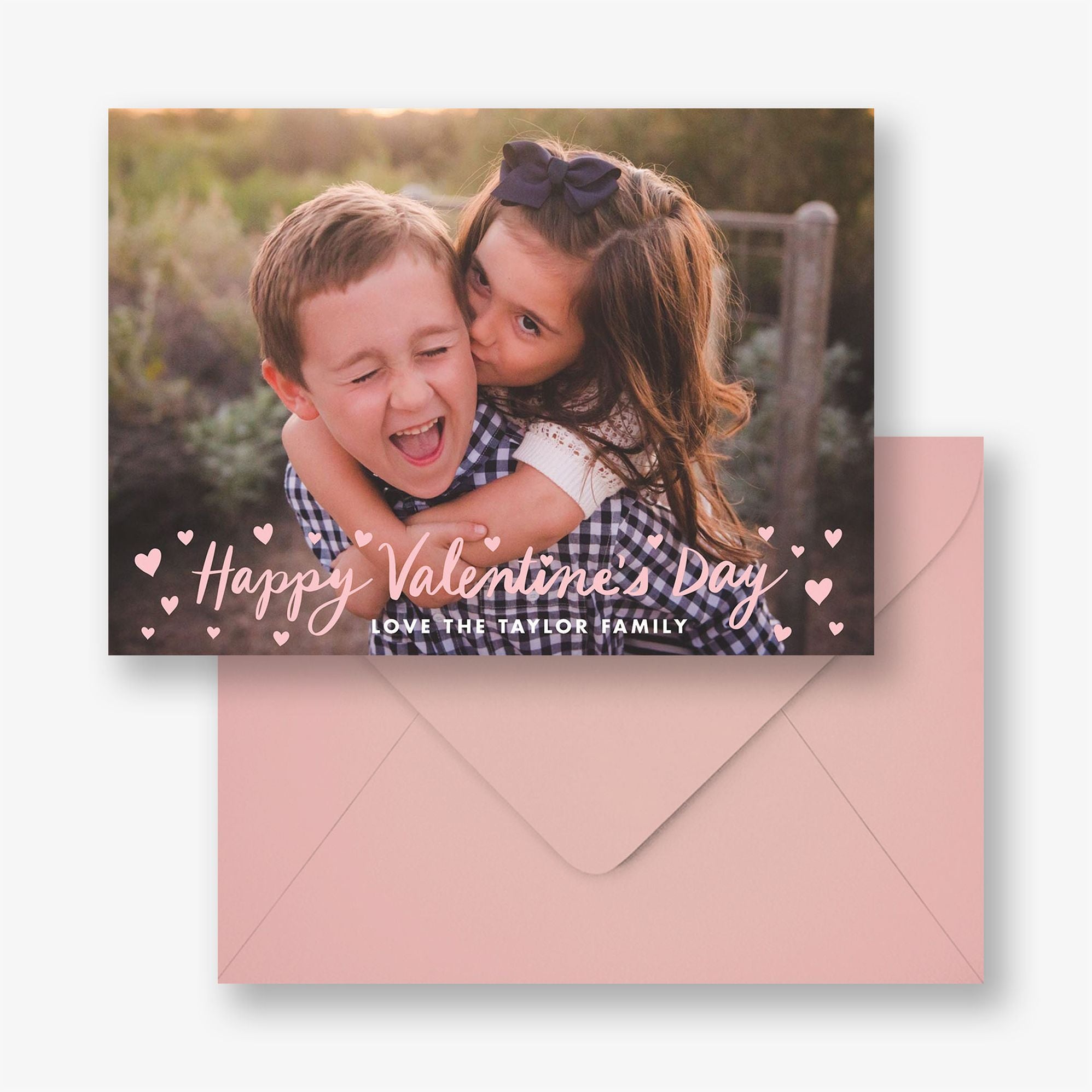 Valentine's Day Hearts Photo Card - Image 4